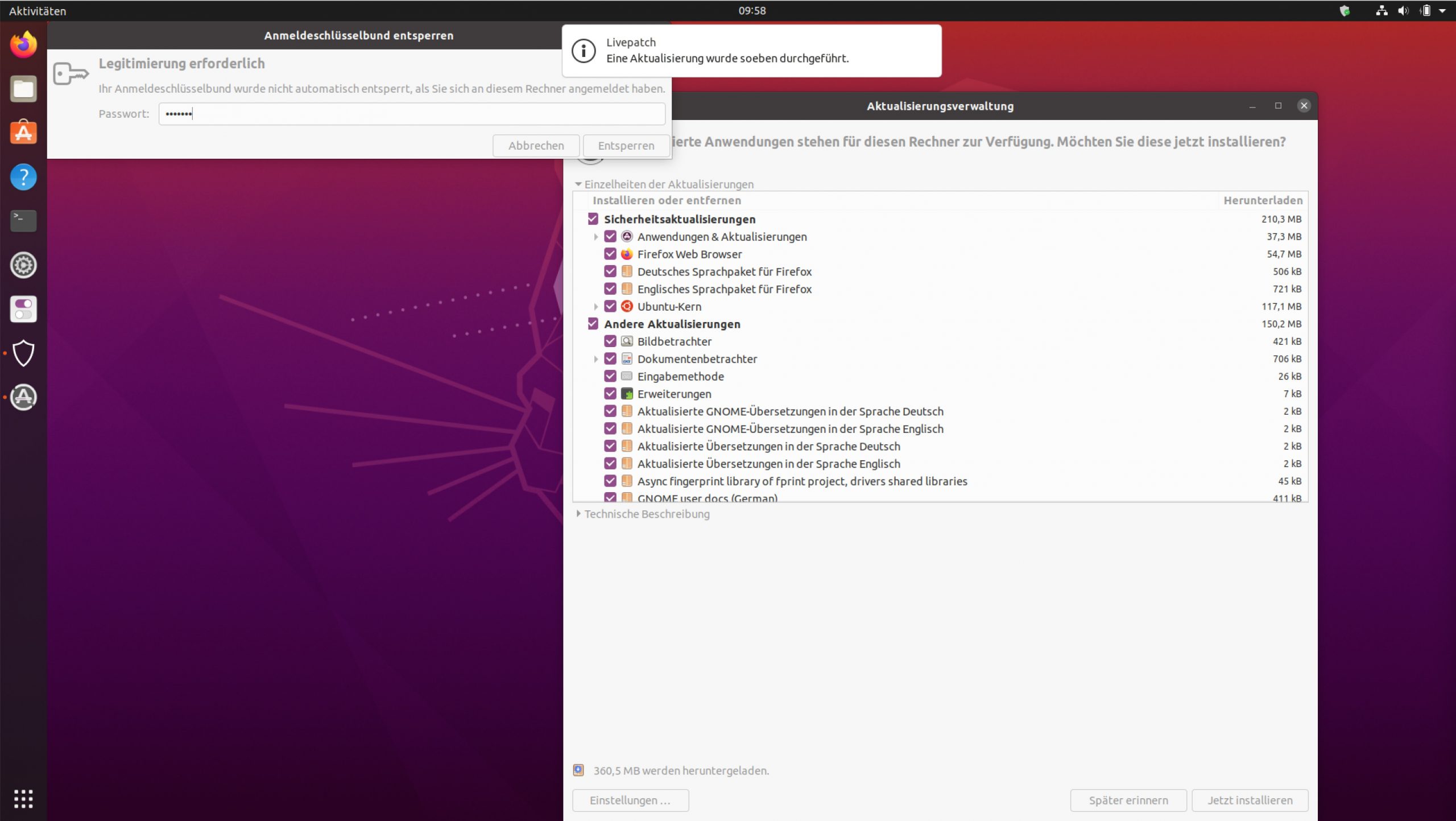 Ubuntu livepatch как удалить